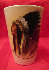 PLUME D'AIGLE EN CHEF - Billings, Mt. - Coupe Chine souvenir - 1900