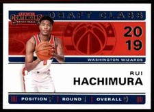 2019-20 Panini Contenders Draft Class Rui Hachimura Washington Wizards #9