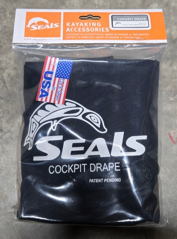 Seals universal waterproof Kayak Cockpit Cover Drape storage MADE IN USA!