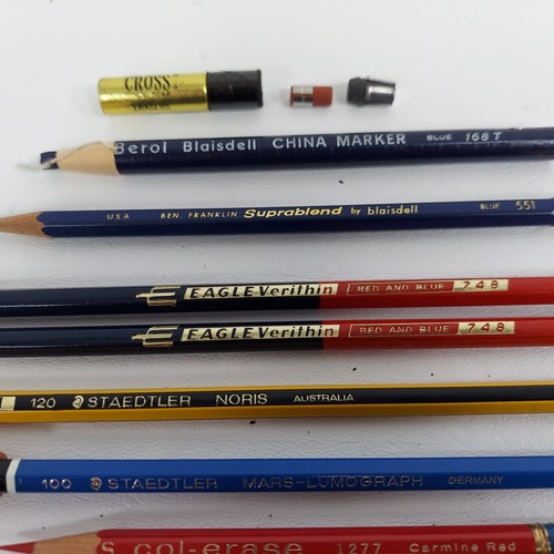 Lot/10 Vintage Drafting Pencils Staedtler Eagle Engineer Drawing Drafting Tools - Picture 3 of 5