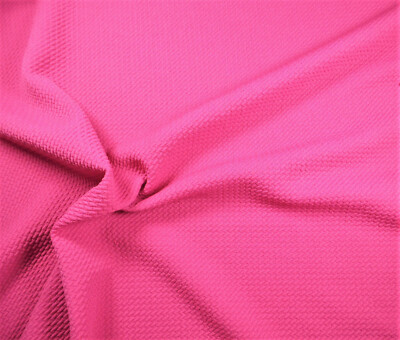 Bullet Textured Liverpool Fabric 4 way Stretch Rose Pink R12