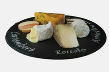 Rotating Slate Plate Natural Lazy Susan Revolving Round Serving Table Tray 30cm