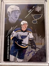 2017-18 Upper Deck SPX Vladimir Tarasenko Auto /49 Blues Rangers Autograph