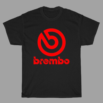 Brembo Performance Brakes Motorsport Men's Black T-Shirt Size S to 5XL