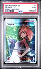 2015 POKEMON XY BREAKTHROUGH BRIGETTE #161 PSA 9 MINT #113052299