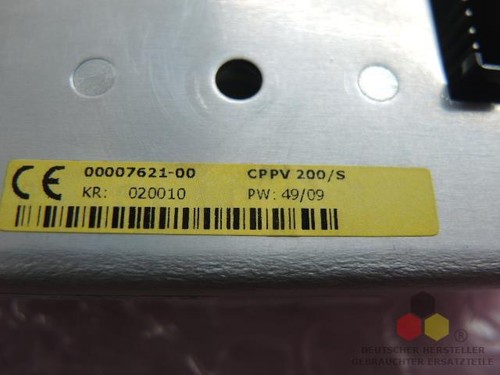 Proportional valve amplifier CPPV200/S, Bachmann No. 7621/00, Battenfeld - Picture 2 of 3