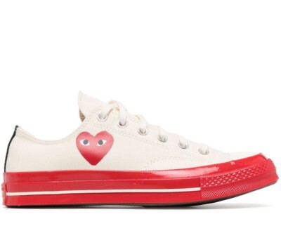 COMME DES GARCONS PLAY x CONVERSE CHUCK 70 SNEAKERS HERREN SCHUHE A01796C