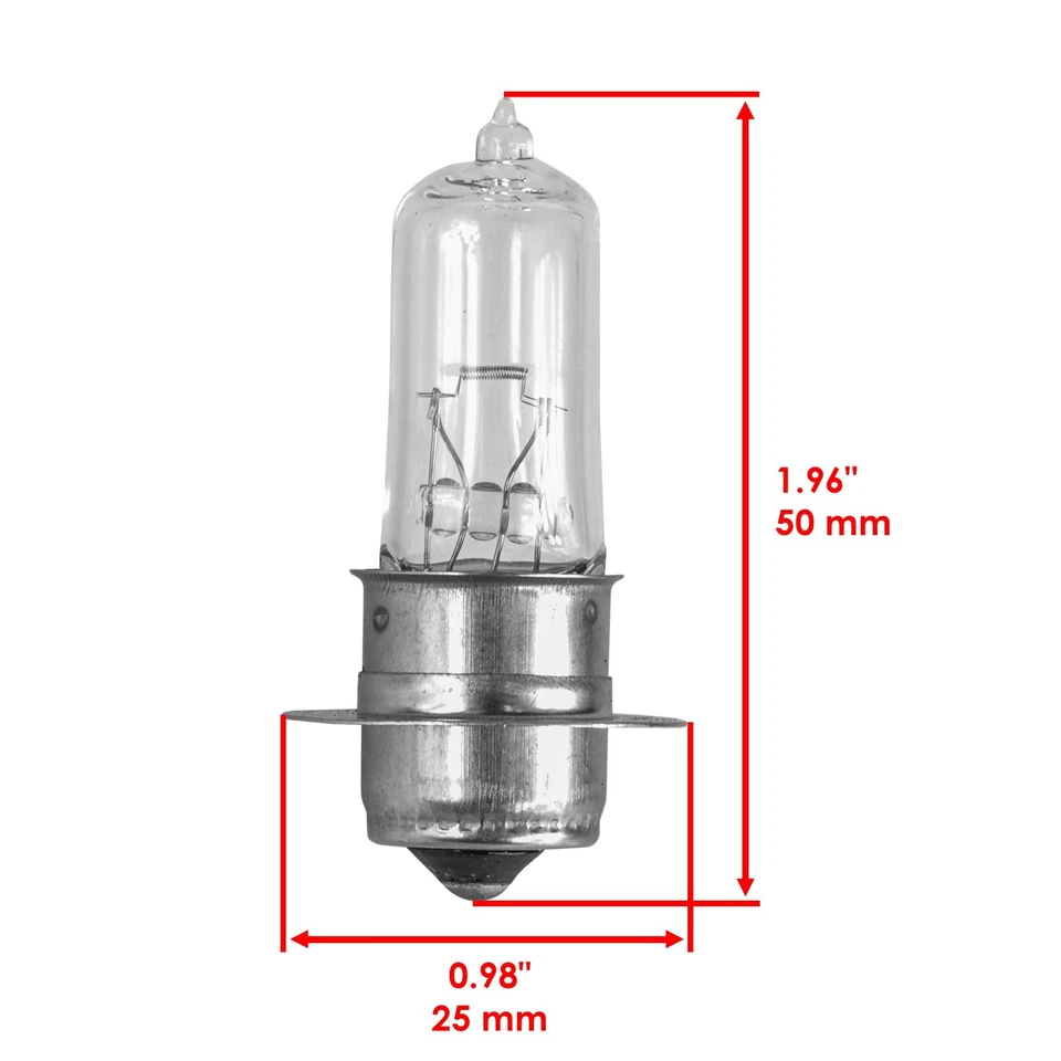 2 HeadLight 12V 35W Bulbs Fits Honda XR600R 1988-1992 / XR650R 2000-2007 - Image 2 of 4