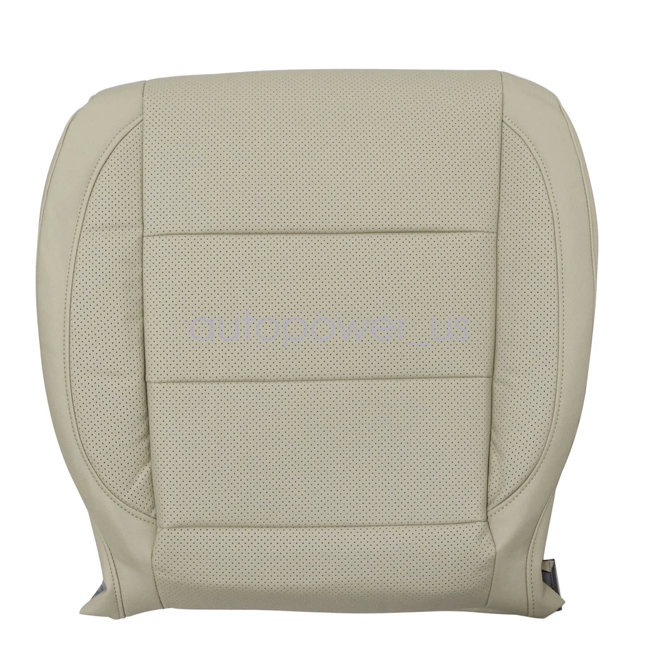 Cubierta de asiento inferior de cuero tostado para Volkswagen Jetta 2006-2010 sedán pasajero Foto 3 de 4