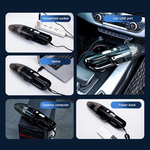 Vacuum Hand Cordless Cleaner Wet Dry Car Held Office USB Rechargeable UK New*` - Picture 6 of 12