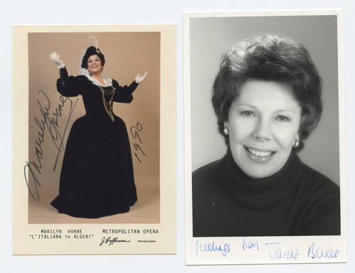 Collection of Signed Opera Photographs: Horne, Alvary, Pavarotti, Scotto, etc. - Picture 7 of 9