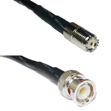RFC240UF MINI UHF FEMALE to BNC MALE Coax RF Cable USA-Ship Lot