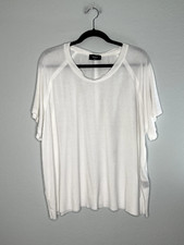 VICI Women's White Oversized Blouse Top Size Large