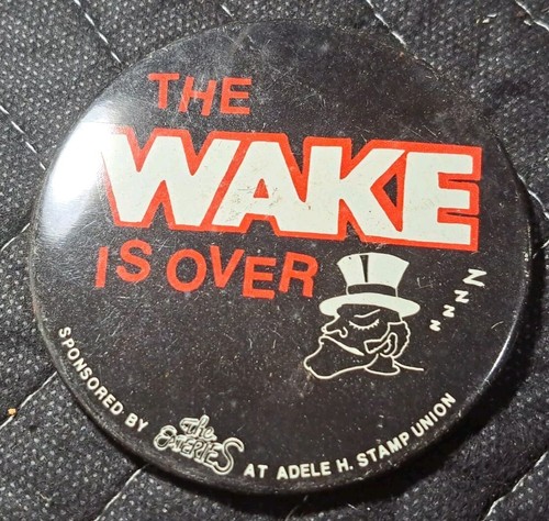 Maryland Terrapins Basketball Pinback Button "The Wake Is Over" - Picture 2 of 7