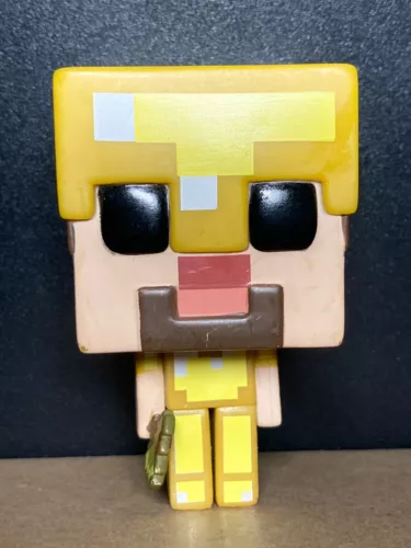 Funko POP Loose Minecraft 321 Steve in Gold Armor
