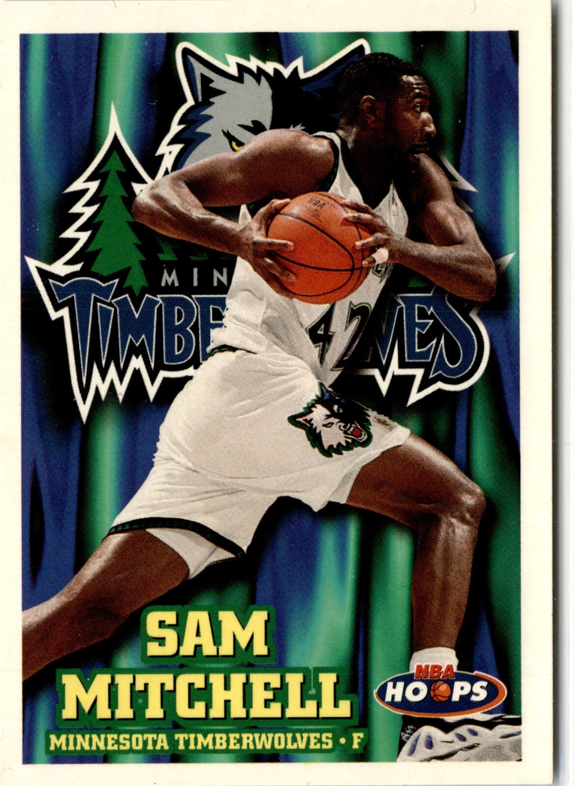 1997-98 NBA Hoops Basketball #272 Sam Mitchell Timberwolves