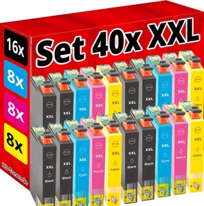 40x Set Patronen Fur Epson Stylus Sx4w Sx425w Sx435w Sx440w Bx305f Bx305fw Ebay