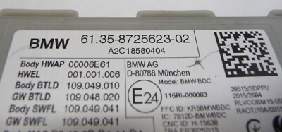⚠️専用ページ⚠️ 2018-2021 BMW G01 G02 X3 X4 BDC Body Domain Controller