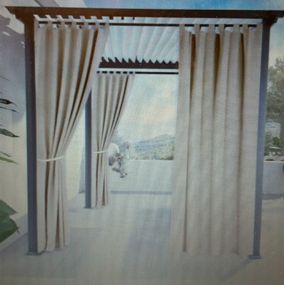 Ryb Home Outdoor Patio Curtains Waterproof Windproof Darkening Thermal Insula Ebay