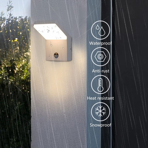 Lustrlach Outdoor Motion Sensor Light for House White Outdoor Wall Sconce Lig... - Picture 5 of 6
