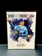 2019 Diamond Kings Heirs To The Throne Snell/Price #HTT-10 - Tampa Bay Rays