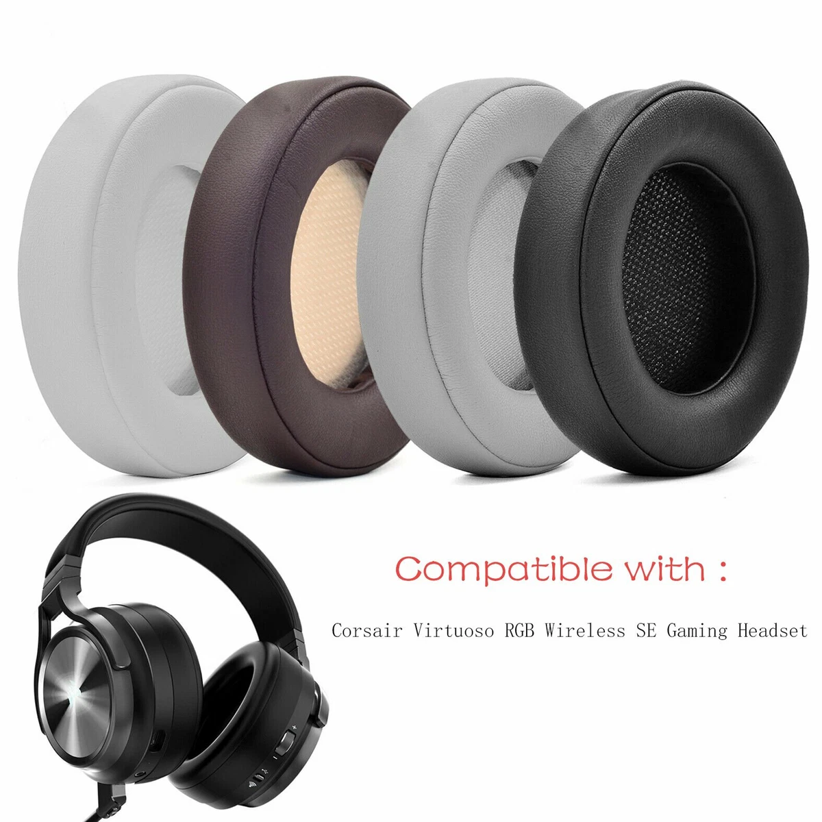 Replacement Ear pads Cushion For Corsair Virtuoso RGB Wireless SE