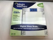 NIB Weight Watchers DIGITAL Glass SCALE by Conair 400LB Capacity NEW
