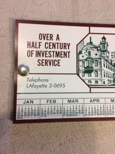 VINTAGE ADVERTISING CHAS. A. DAY&CO. BOSTON MASS. STOCK EXCHANGE 1904-1955 - Picture 3 of 9