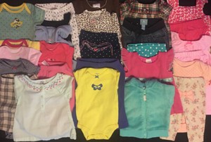 EUC-Adorable-Baby-Girls-Fall-Winter-CLOTHES-LOT-Outfits-Set-0-3-Months-Lot-8