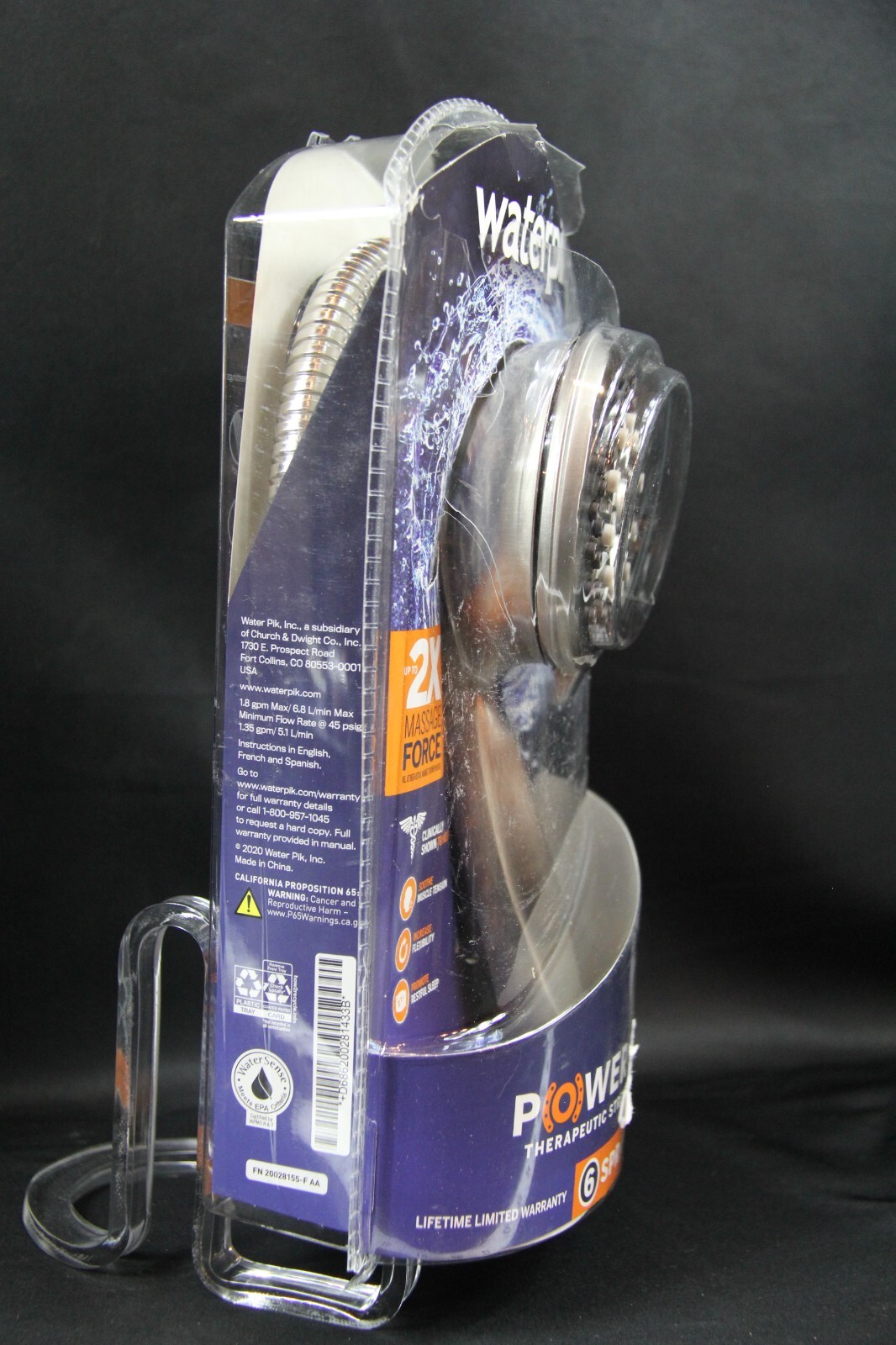 Waterpik PowerPulse 6Spray Shower head XAU643E Therapeutic Strength Massage eBay