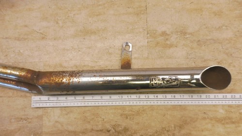 1975 Honda CB550 Four H1295-2> left side exhaust muffler headers pipes - Picture 3 of 11