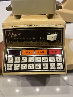 Vintage OSTER 16-Speed Electronic Touch Control Kitchen Vintage OSTER 16-Speed Electronic Touch Control Kitchen
