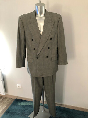 costume pied de poule HUGO BOSS al capone/chicago veste 52 pantalon 42 NEUF 