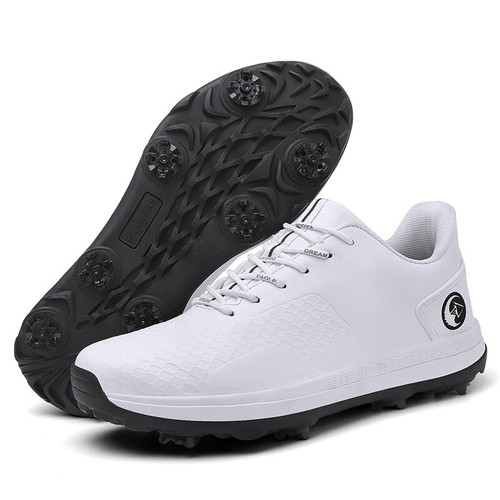 Men's Professional Golf Shoes Outdoor Waterproof Non-Slip Golfing Footwear - Picture 13 of 34