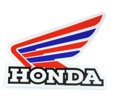 Honda Wing Motorcycles Racing Aufkleber Sticker 10 x 7,5 cm Flügel zeigt links