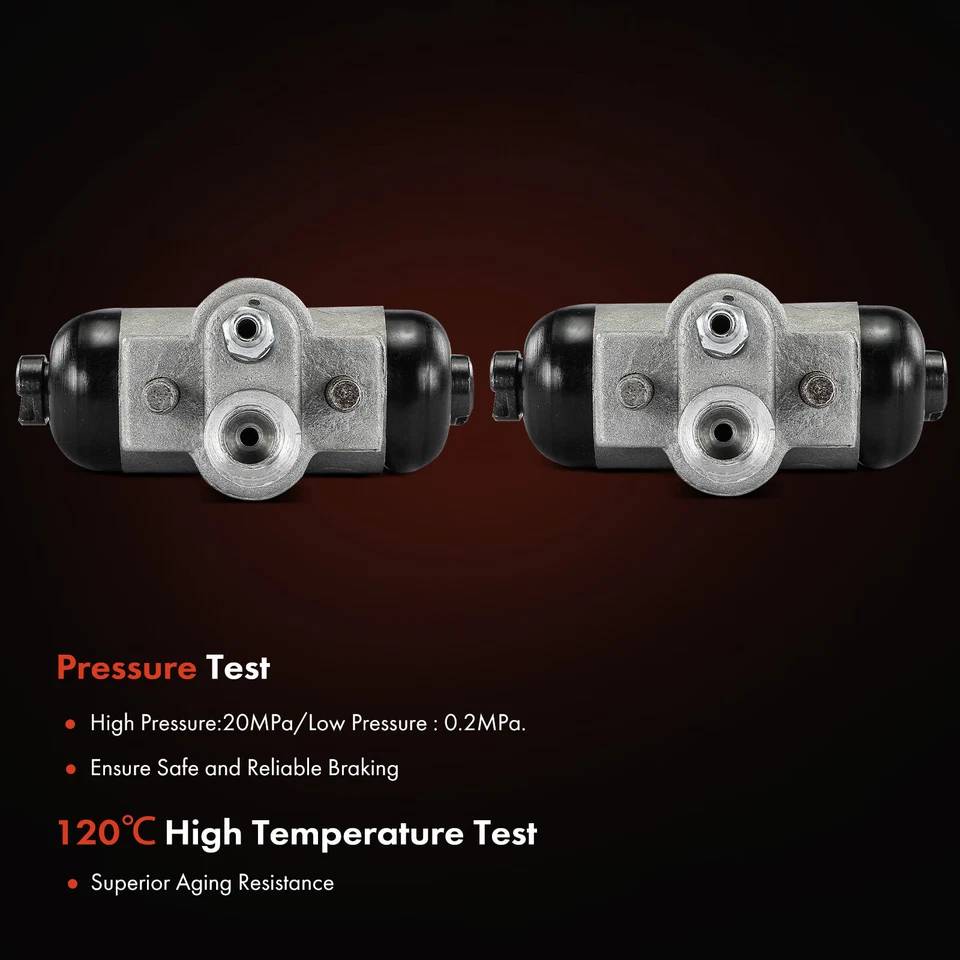 2x Cilindro de rueda de freno de tambor trasero izquierdo y derecho para Honda Accord 1986 1987 1988 Foto 4 de 4