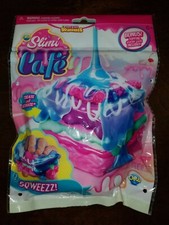 Soft  N Slo Squishies Slimi Cafe Raspberry Square Squeeze Toy w/Bonus Topping 