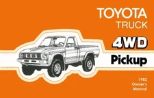 1982 Toyota 4WD Pickup Owners Manual User Guide Reference Operator Book Fuses