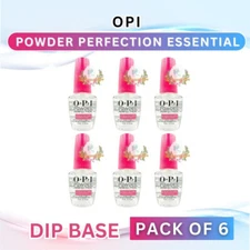 OPI Powder Perfection Liquid Essential PACK OF 6 - DIP BASE - BRAND NEW ON SALE!