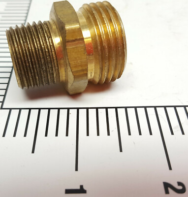 hose adapter pipe male thread garden brass standard threads