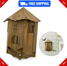Wooden Castle Bat Houses for outside Bat Box for Outdoors - Large Three Chamber