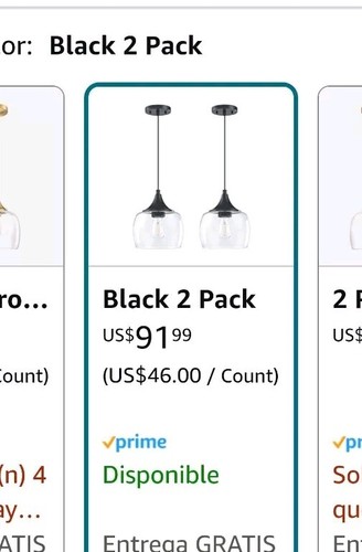 Semi Flush Mount Ceiling Pendant Light Modern Hand Blown Clear Glass Shade2Pack - Picture 7 of 9