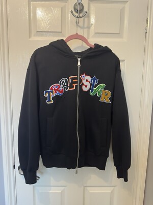 Trapstar Wildcard Hoodie Mens Black Size Medium UK