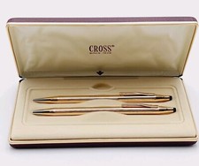 Vintage Cross 14 kt Rolled Gold Kugelschreiber Dreh Bleistift 150105 Köln Bonn