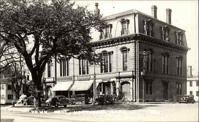 Northboro Northboro Massachusetts MA Town Hall Cars Real Photo Postcard | eBay