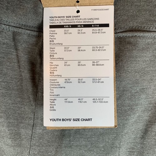 The North Face Tri-Blend Shorts Boys Size XL Gray Polyester Elastic Waist 6399 - Picture 4 of 10