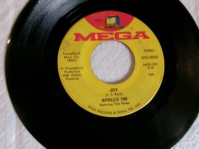 Apollo 100- JOY/Exercise In A Minor -45rpm 7  VG+ Mega
