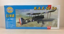 Royal Aircraft Factory S.E. 5a, WW1 Fighter (1/48 model kit, Smer 0804)