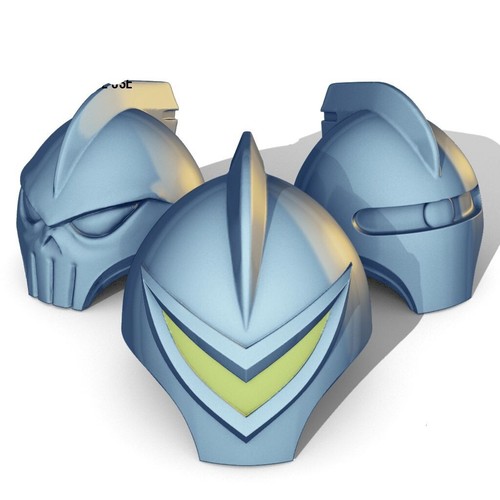 Set of 10x 1:12 scale custom unpainted Heads and Feet for 6" MOTU Origins Figure - Bild 4 von 6