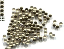 Round Smooth Nailheads 1.5mm  BRANDY GOLD  Hot fix   2 Gross  288 Pieces